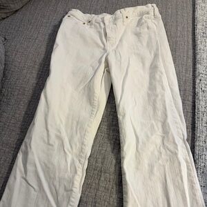 J.Crew - White Jeans - Size 30 Low Rise Slim